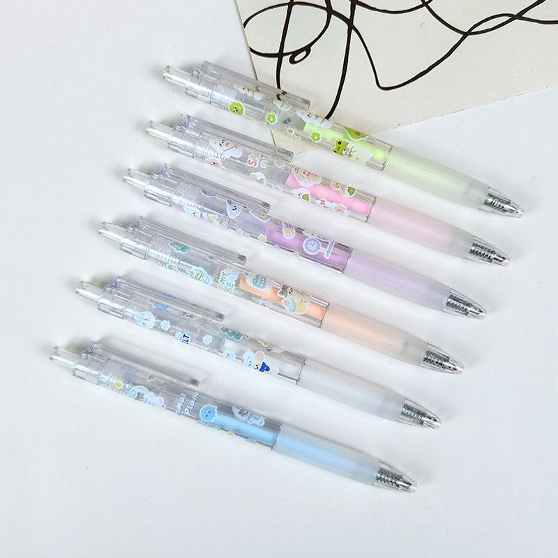 6pcs Press Dot Glue Pen Quick drying Applicator 1mm