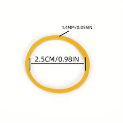 Strong & Durable 2 Rubber Bands for Package Securing