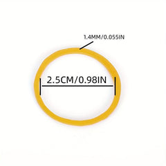 Strong & Durable 2 Rubber Bands for Package Securing