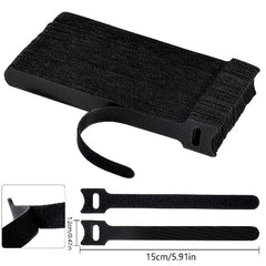 30 Reusable Fastening Cable Ties Hook And Loop Cord Clip 15 01cm Adjustable Wire