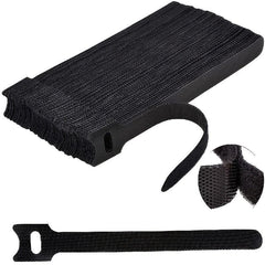 30 Reusable Fastening Cable Ties Hook And Loop Cord Clip 15 01cm Adjustable Wire