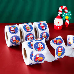 Christmas Santa Claus Sticker Window Glass Decoration Self-adhesive Label