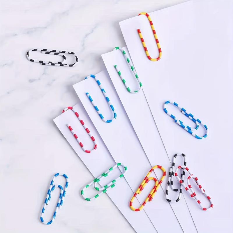 160PCS Colorful Metal Paper Clips for Teachers & Students