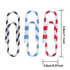 160PCS Colorful Metal Paper Clips for Teachers & Students