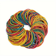 100pcs Colorful 38MM High Stretch Rubber Bands For Hair Beauty