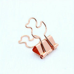 5pcs Duck Long Tail Clips Office Supplies Iron Clip Hand Account Folder
