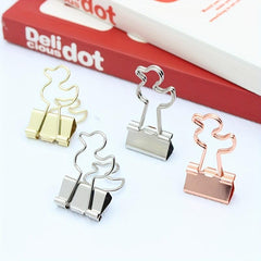 5pcs Duck Long Tail Clips Office Supplies Iron Clip Hand Account Folder