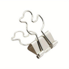 5pcs Duck Long Tail Clips Office Supplies Iron Clip Hand Account Folder