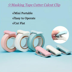 HomDSim Mini Portable Tape Cutter Clip - Effortlessly Cut Tape