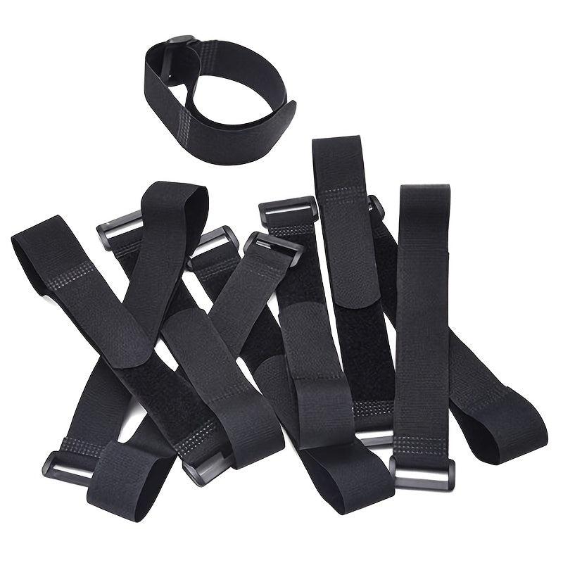 10Pcs Reusable Cable Straps Hook & Loop Ties for Cable Management