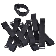 10Pcs Reusable Cable Straps Hook & Loop Ties for Cable Management