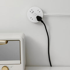 Row Insert Fixer Power Strip Holder - No Hole Plug In Wall Socket Sticker