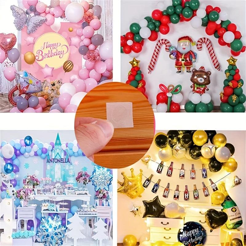 60pcs PMMA Balloon Glue Dot Sticker Party Balloon Fixed