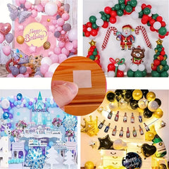 60pcs PMMA Balloon Glue Dot Sticker Party Balloon Fixed