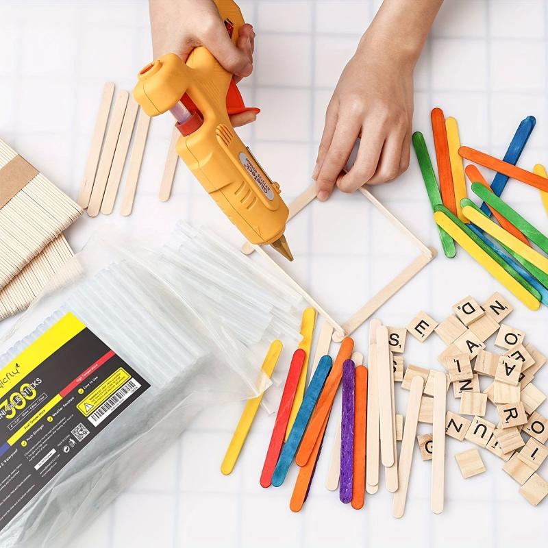 Clear Mini Hot Glue Gun Sticks - 8x28mm - Crafts, DIY Arts, Sealing - 7mm