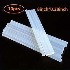 Clear Mini Hot Glue Gun Sticks - 8x28mm - Crafts, DIY Arts, Sealing - 7mm