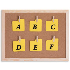 30pcs Push Pin With Wooden Clips for Cork Boards Notes Photos Craft Projects