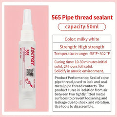 Pipe Thread Sealing Glue 565 High Temp & Pressure Waterproof Sealant