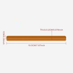 20pcs Large Elastic Bands 19.3cm Brown Natural Rubber High Stretch Industrial