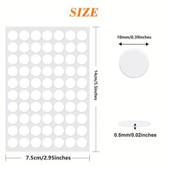 360pcs Double Sided Adhesive Dot Stickers Removable Creative Holiday Decoration