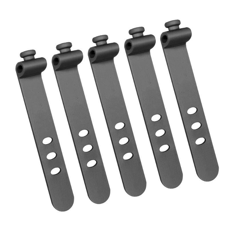 10pcs Silicone Earphone Cable Winder Organizer Clips