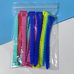 20pcs Silicone Cable Ties Cable Winder Headphone Data Cable Storage