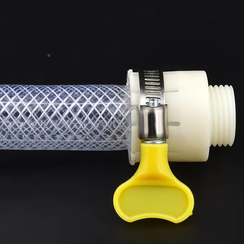 20pcs Stainless Steel Hose Clamp Key Adjustable Worm Gear Dryer Vent Car RV Clam