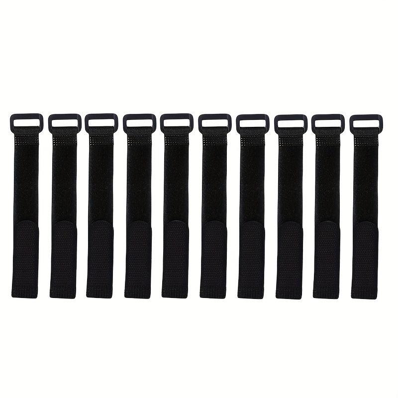 10pcs Fishing Rod Tie Holder Strap Fastener Hook Loop Cord Ties Belt