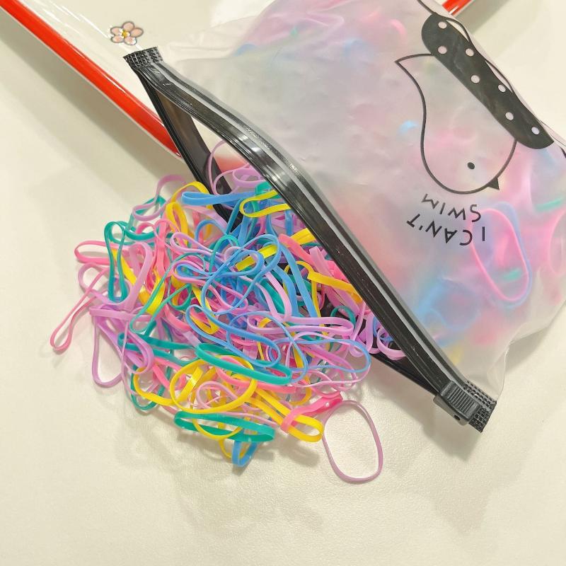 Disposable Leather Hair Bands Assorted Colors Hair Tying Ropes