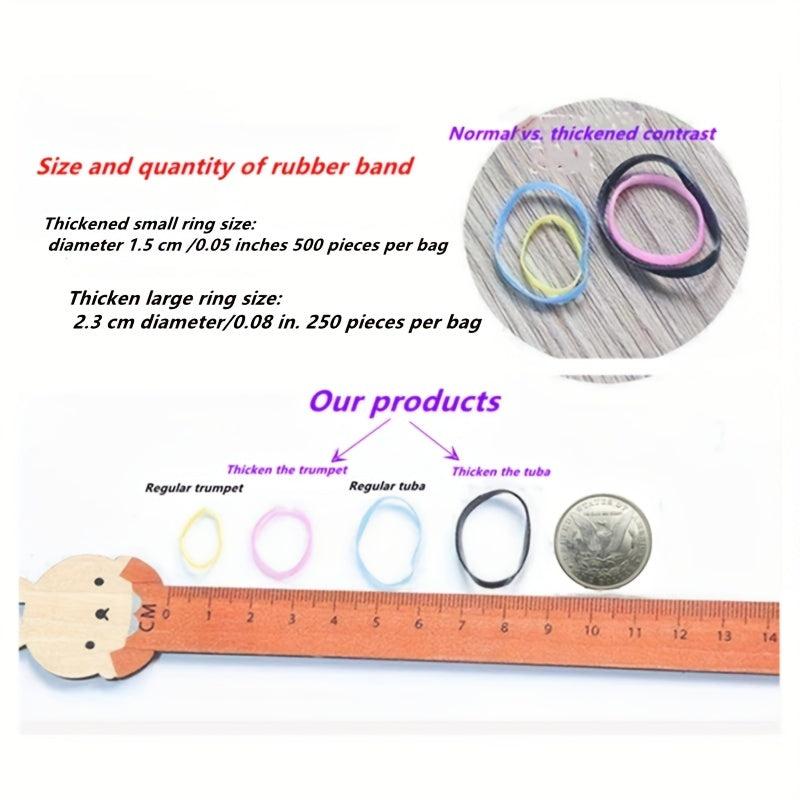 Disposable Leather Hair Bands Assorted Colors Hair Tying Ropes