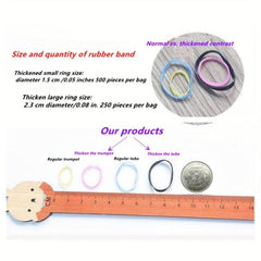 Disposable Leather Hair Bands Assorted Colors Hair Tying Ropes
