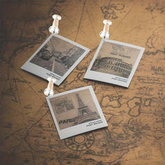 100 Pack Clear Plastic Head Push Pins Tacks for Wall Map Corkboard