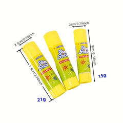 2pcs High Viscosity Solid Adhesive 15g 21g DIY Office Envelope Solid Glue Stick