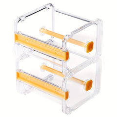 2pcs Transparent Desktop Washi Masking Tape Storage Dispenser