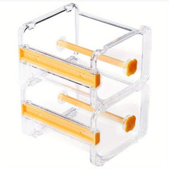 2pcs Transparent Desktop Washi Masking Tape Storage Dispenser