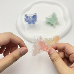 4pcs Colorful Butterfly Binder Clips for Office and School