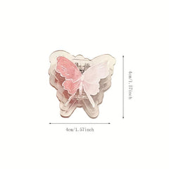 4pcs Colorful Butterfly Binder Clips for Office and School