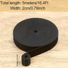 5m Releasable Cable Ties Hook Loop Strap Roll