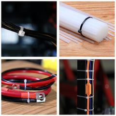 20 32cm MZT Nylon Cable Ties Easy to Pull Binding Straps Plastic Cable Ties