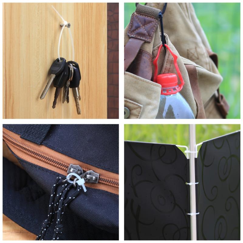 20 32cm MZT Nylon Cable Ties Easy to Pull Binding Straps Plastic Cable Ties