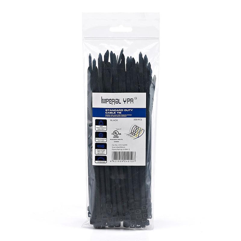 20 32cm MZT Nylon Cable Ties Easy to Pull Binding Straps Plastic Cable Ties