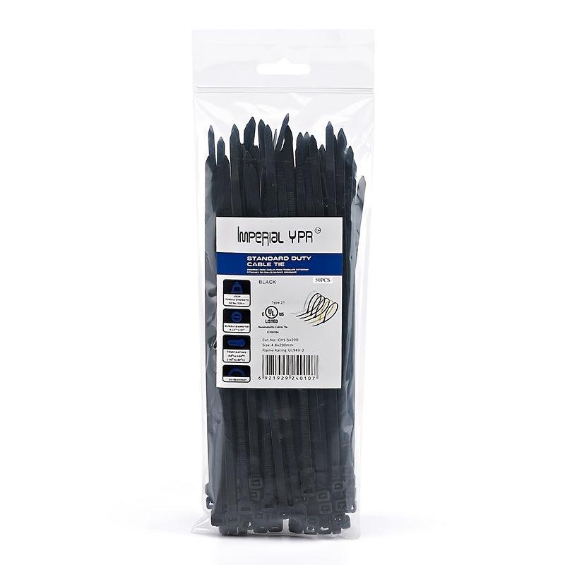 20 32cm MZT Nylon Cable Ties Easy to Pull Binding Straps Plastic Cable Ties