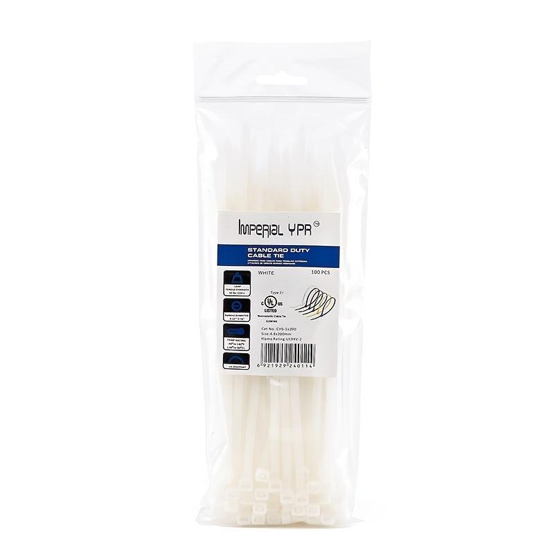 20 32cm MZT Nylon Cable Ties Easy to Pull Binding Straps Plastic Cable Ties