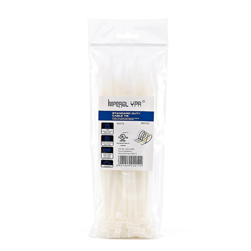 20 32cm MZT Nylon Cable Ties Easy to Pull Binding Straps Plastic Cable Ties