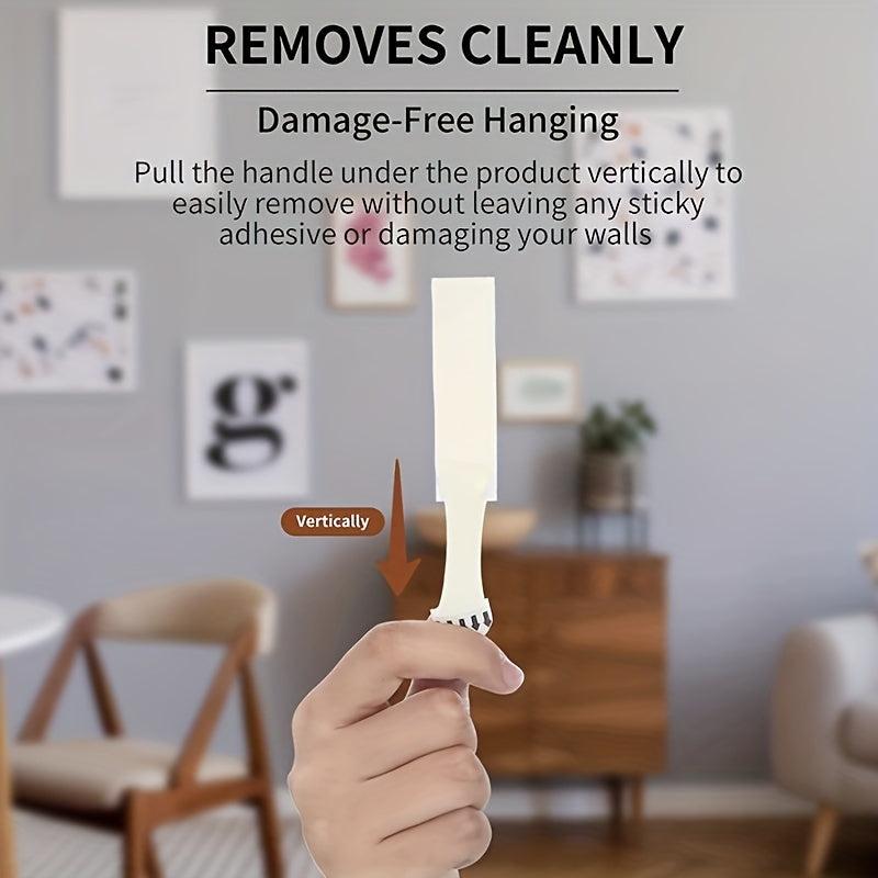 6 Pairs Hanging Non-Marking Magic Button Removable Glue Tape Nail Fixed Adhesive
