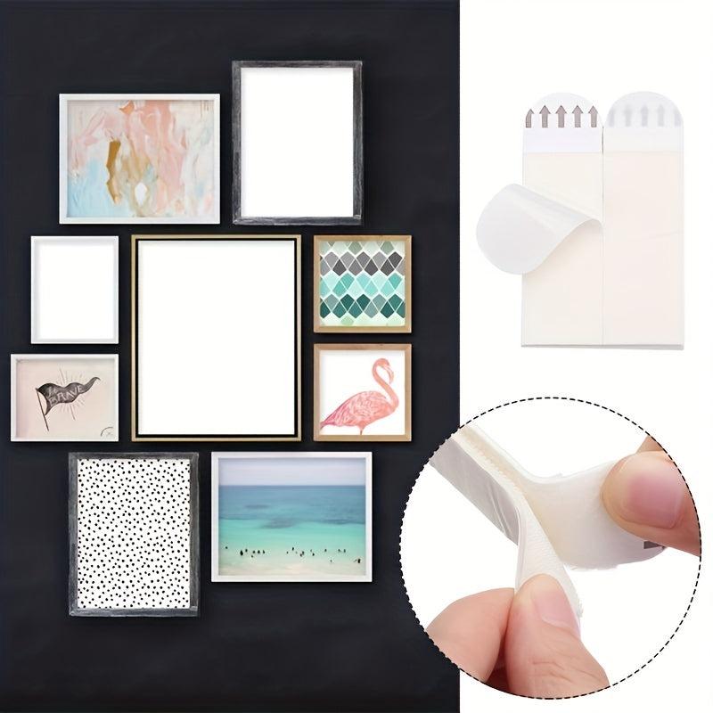 6 Pairs Hanging Non-Marking Magic Button Removable Glue Tape Nail Fixed Adhesive