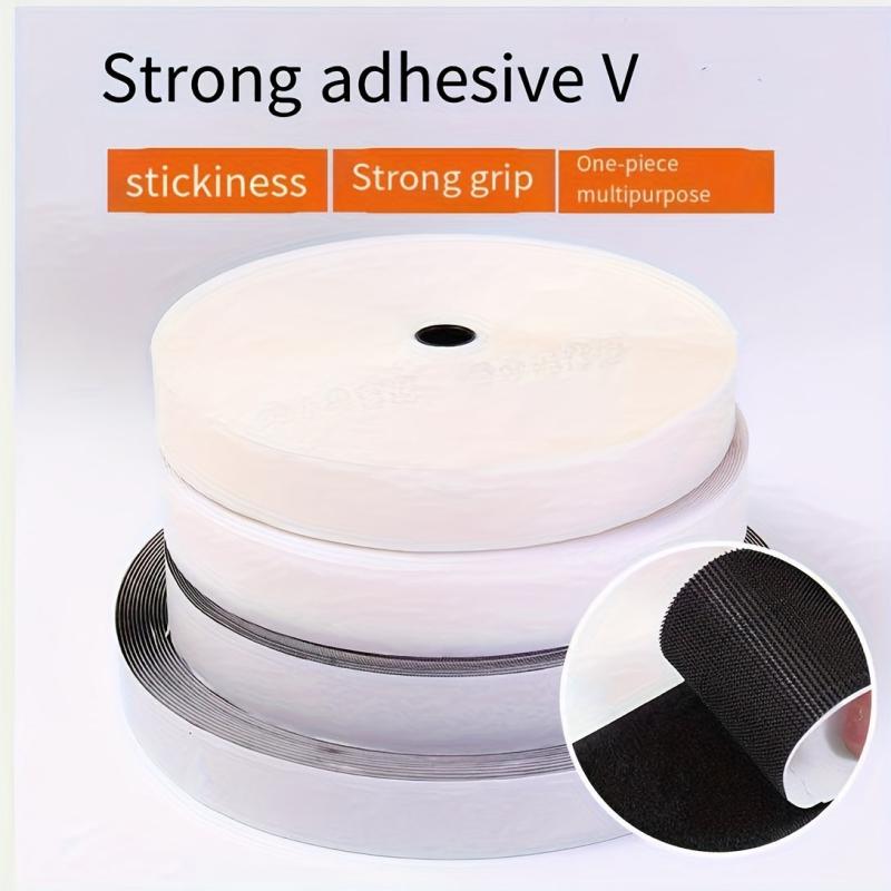 Hook Loop Tape Sticky Back Fastener Roll Adhesive Heavy Duty Strips