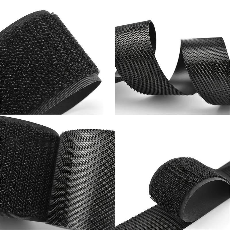Hook Loop Tape Sticky Back Fastener Roll Adhesive Heavy Duty Strips