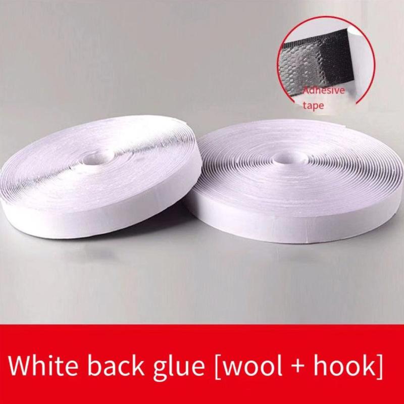 Hook Loop Tape Sticky Back Fastener Roll Adhesive Heavy Duty Strips