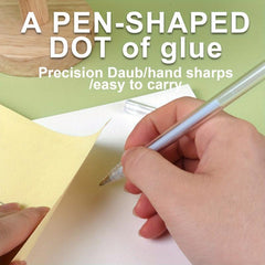 1pc Dot Dot Glue Pen Press Dot Glue Pen High value Hand Account Glue Pen